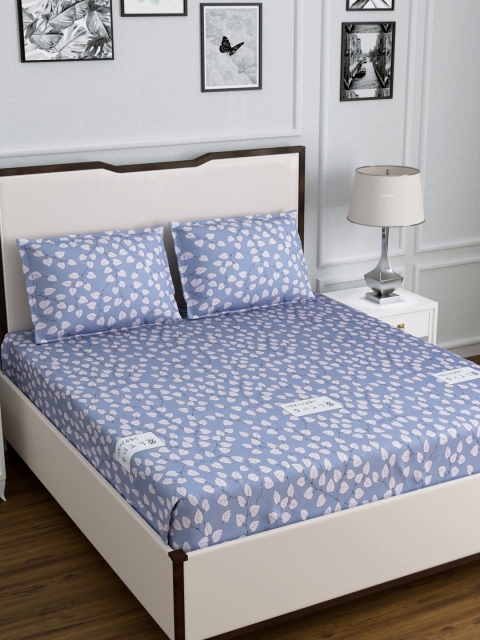 DREAM WEAVERZ Purple & Pink Floral 300 TC Cotton 1 King Bedsheet with 2 Pillow Covers
DREAM WEAVERZ Purple & Pink Floral 300 TC Cotton 1 King Bedsheet with 2 Pillow Covers