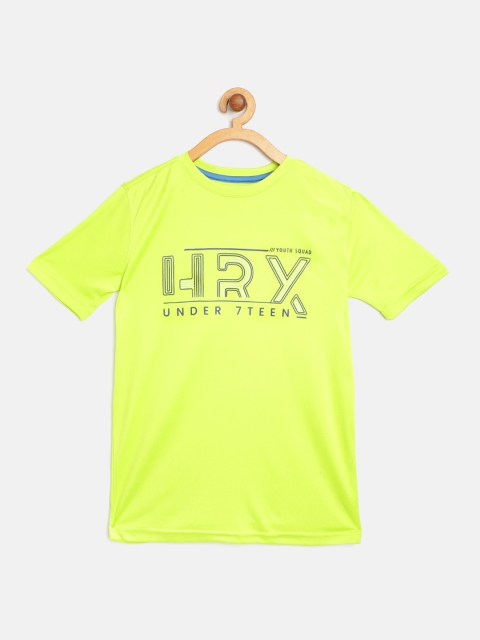 HRX by Hrithik Roshan U-17 Boys Lime Punch Typographic Rapid-Dry Active Tshirt, Green
HRX by Hrithik Roshan U-17 Boys Lime Punch Typographic Rapid-Dry Active Tshirt, Green