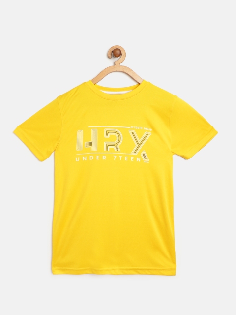 HRX by Hrithik Roshan U-17 Boys Dandelion Typographic Rapid-Dry Active T-shirt, Yellow
HRX by Hrithik Roshan U-17 Boys Dandelion Typographic Rapid-Dry Active T-shirt, Yellow