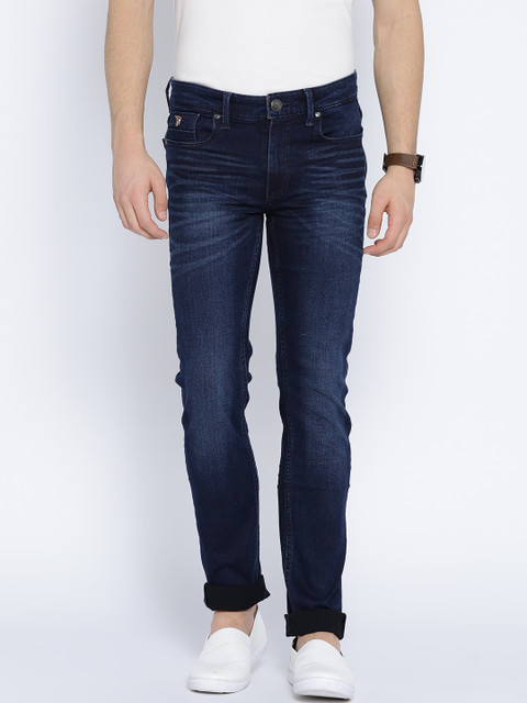 U.S. Polo Assn. Denim Co. Men Navy Blue Skinny Fit Mid-Rise Clean Look Stretchable Jeans
U.S. Polo Assn. Denim Co. Men Navy Blue Skinny Fit Mid-Rise Clean Look Stretchable Jeans