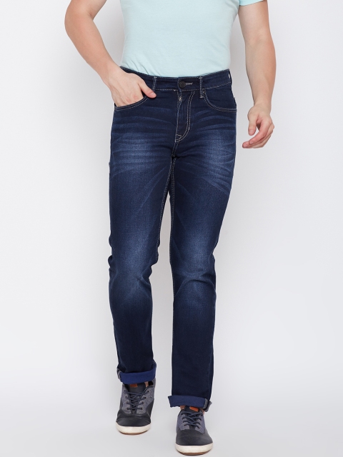 U.S. Polo Assn. Denim Co. Men Navy Delta Slim Tapered Fit Mid-Rise Stretchable Jeans, Navy blue
U.S. Polo Assn. Denim Co. Men Navy Delta Slim Tapered Fit Mid-Rise Stretchable Jeans, Navy blue