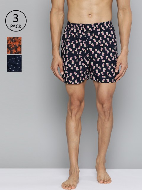 Mast & Harbour Men Pack of 3 Printed Pure Cotton Boxers MNH-KEN-MBOX- PRINT-03BZ, Rust
Mast & Harbour Men Pack of 3 Printed Pure Cotton Boxers MNH-KEN-MBOX- PRINT-03BZ, Rust