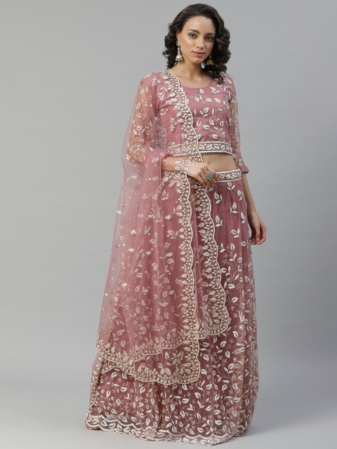 Chhabra 555 Women Mauve & Off-White Made to Measure Cutdana Embellished Lehenga Choli
Chhabra 555 Women Mauve & Off-White Made to Measure Cutdana Embellished Lehenga Choli