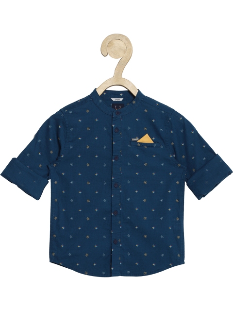 Allen Solly Junior Boys Navy Boxy Fit Printed Casual Shirt with Detachable Pocket Square, Navy blue
Allen Solly Junior Boys Navy Boxy Fit Printed Casual Shirt with Detachable Pocket Square, Navy blue