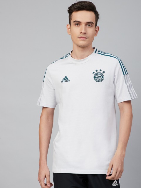 ADIDAS Men Lavender Solid Round Neck Football Club Bayern Munich Cotton T-shirt
ADIDAS Men Lavender Solid Round Neck Football Club Bayern Munich Cotton T-shirt