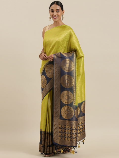 The Chennai Silks Classicate Lime Green & Gold-Toned Silk Blend Woven Design Patola Saree
The Chennai Silks Classicate Lime Green & Gold-Toned Silk Blend Woven Design Patola Saree