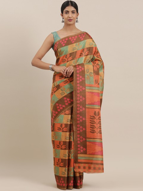 The Chennai Silks Classicate Multicoloured Poly Silk Printed Bhagalpuri Saree, Multi
The Chennai Silks Classicate Multicoloured Poly Silk Printed Bhagalpuri Saree, Multi