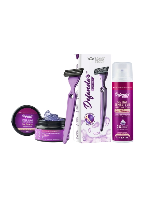 Bombay Shaving Company Defender For Her Regimen Kit with Razor Shaving Foam & Aftershave, Na
Bombay Shaving Company Defender For Her Regimen Kit with Razor Shaving Foam & Aftershave, Na