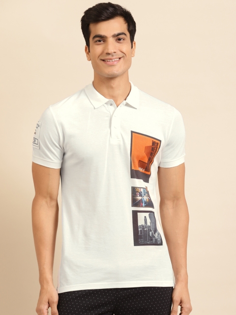 United Colors of Benetton Men White Printed Pure Cotton Polo Collar Pure Cotton T-shirt
United Colors of Benetton Men White Printed Pure Cotton Polo Collar Pure Cotton T-shirt