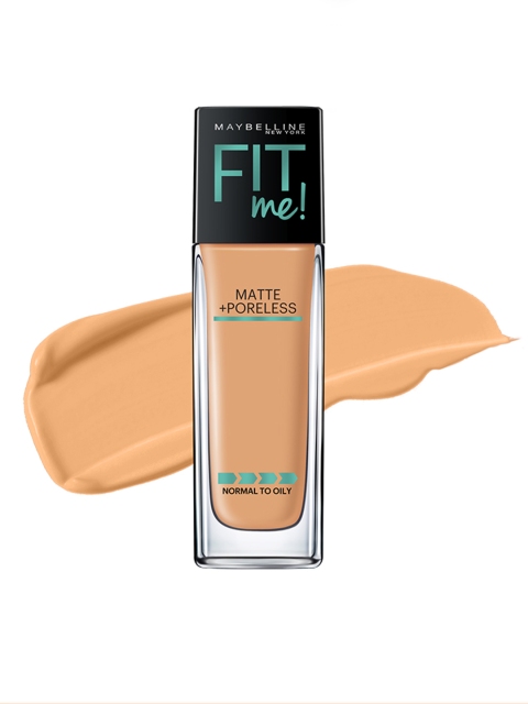 Maybelline New York Fit Me Matte Poreless Liquid Foundation - Golden Caramel 332 30ml, Beige
Maybelline New York Fit Me Matte Poreless Liquid Foundation - Golden Caramel 332 30ml, Beige