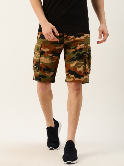 United Colors of Benetton Men Olive Green & Beige Camo Printed Regular Fit Cargo Shorts
United Colors of Benetton Men Olive Green & Beige Camo Printed Regular Fit Cargo Shorts