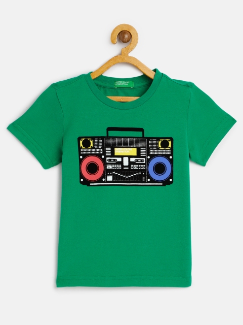 United Colors of Benetton Boys Green Flock Jukebox Printed Round Neck Pure Cotton T-shirt
United Colors of Benetton Boys Green Flock Jukebox Printed Round Neck Pure Cotton T-shirt