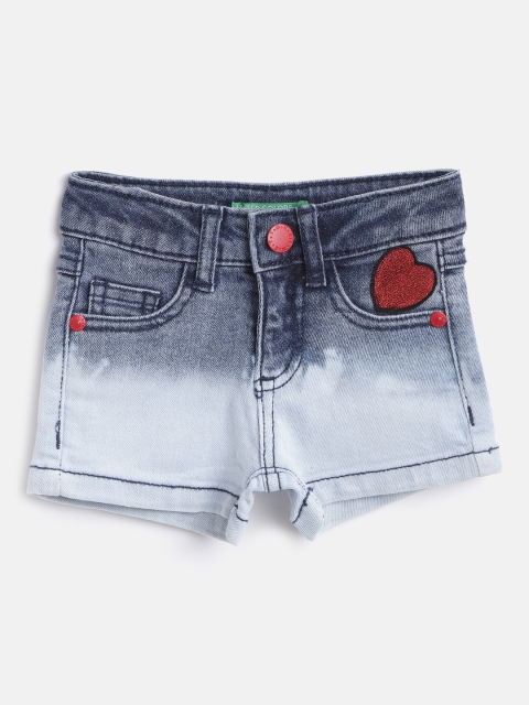 United Colors of Benetton Girls Blue Washed Regular Fit Denim Shorts with Applique Detail
United Colors of Benetton Girls Blue Washed Regular Fit Denim Shorts with Applique Detail