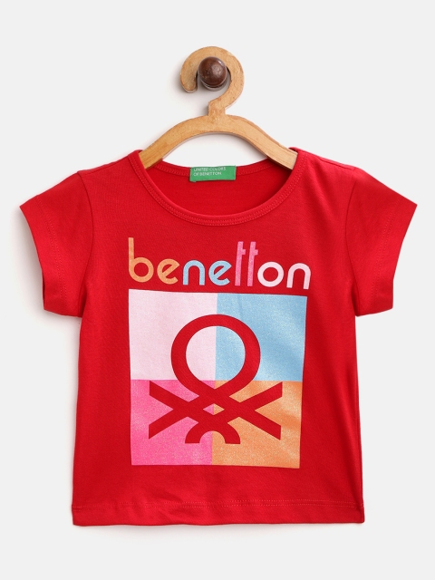 United Colors of Benetton Girls Red Blue Printed Pure Round Neck Cotton Pure Cotton T-shirt
United Colors of Benetton Girls Red Blue Printed Pure Round Neck Cotton Pure Cotton T-shirt