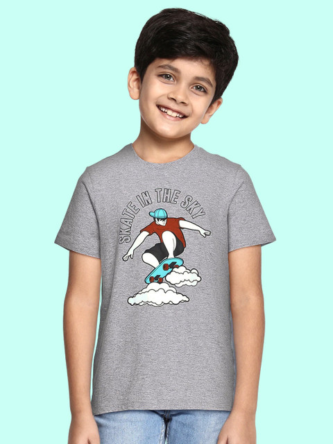 United Colors of Benetton Boys Grey Melange Cotton Typography Printed T-shirt
United Colors of Benetton Boys Grey Melange Cotton Typography Printed T-shirt