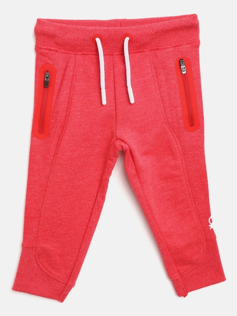 United Colors of Benetton Boys Coral Red Solid Joggers with Self Design Side Panel Detail
United Colors of Benetton Boys Coral Red Solid Joggers with Self Design Side Panel Detail