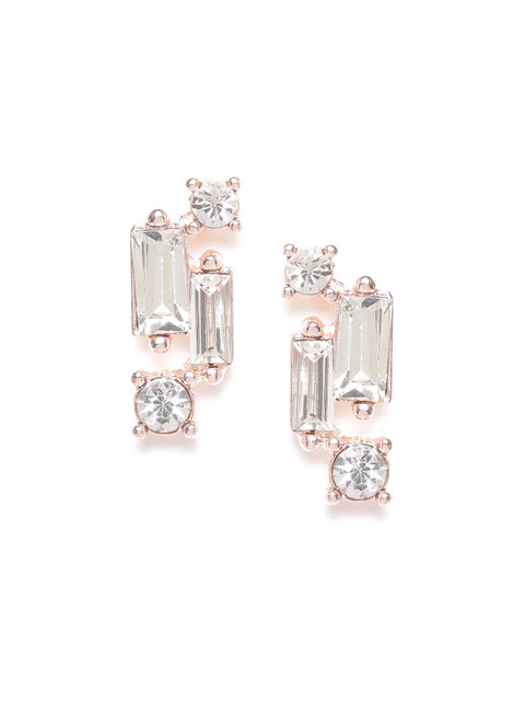 Forever New Rose Gold-Plated CZ-Studded Hypoallergenic Contemporary Drop Earrings
Forever New Rose Gold-Plated CZ-Studded Hypoallergenic Contemporary Drop Earrings
