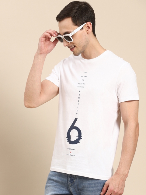 United Colors of Benetton Men White Pure Cotton Printed Round Neck Pure Cotton T-shirt
United Colors of Benetton Men White Pure Cotton Printed Round Neck Pure Cotton T-shirt