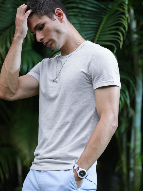 United Colors of Benetton Men Sustainable Grey Melange VIROBAN Solid Pure Cotton T-shirt
United Colors of Benetton Men Sustainable Grey Melange VIROBAN Solid Pure Cotton T-shirt