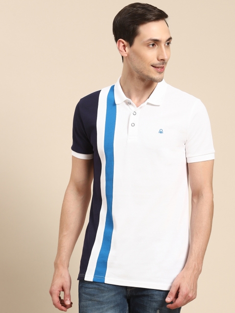 United Colors of Benetton Men White Solid Pure Cotton Polo Collar Pure Cotton T-shirt
United Colors of Benetton Men White Solid Pure Cotton Polo Collar Pure Cotton T-shirt