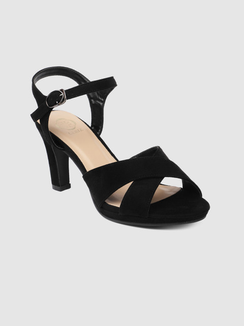 CERIZ Women Black Solid Amorette Heels
CERIZ Women Black Solid Amorette Heels