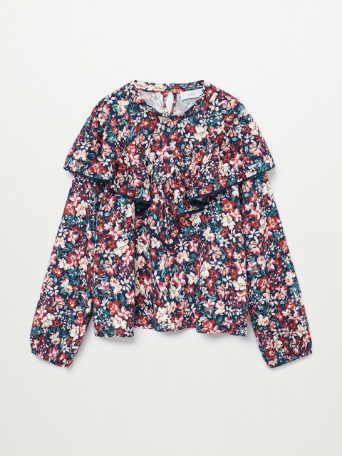 Mango Kids Girls Navy Blue & Red Floral Printed Puff Sleeves Sustainable Regular Top
Mango Kids Girls Navy Blue & Red Floral Printed Puff Sleeves Sustainable Regular Top