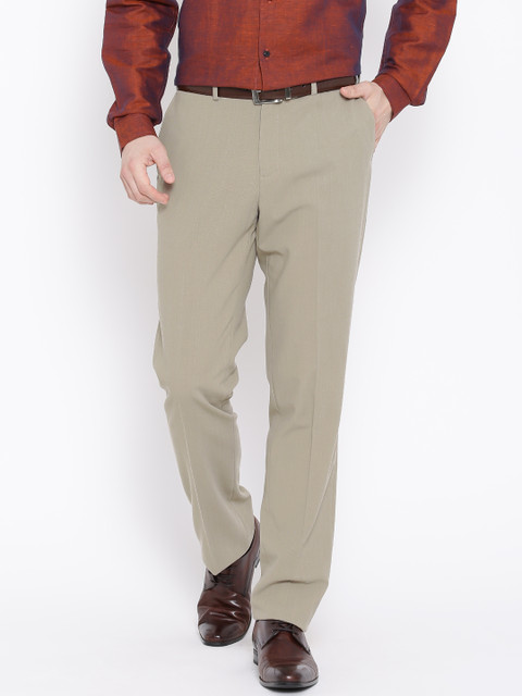 Blackberrys Beige Sharp Fit Formal Trousers 
Blackberrys Beige Sharp Fit Formal Trousers