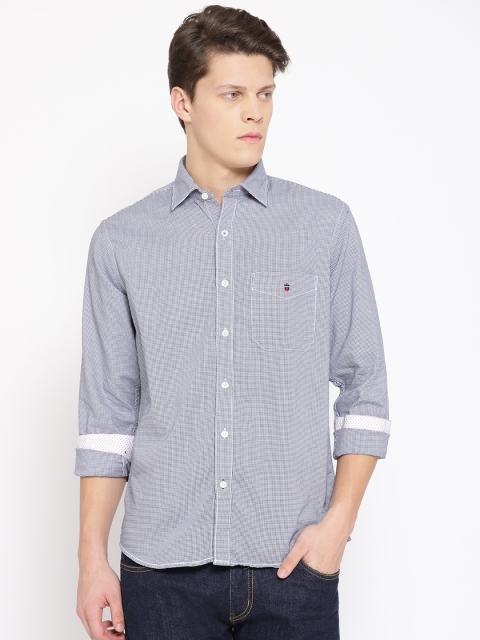 Louis Philippe Sport Men Navy Blue & White Jermyn Tailored Fit Self Checked Casual Shirt
Louis Philippe Sport Men Navy Blue & White Jermyn Tailored Fit Self Checked Casual Shirt