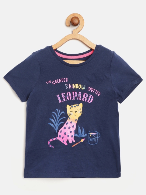 Marks Spencer Girls Navy Pink rainbow Leopard print Pure Cotton Sustainable Pure Cotton T-shirt, Navy blue
Marks Spencer Girls Navy Pink rainbow Leopard print Pure Cotton Sustainable Pure Cotton T-shirt, Navy blue