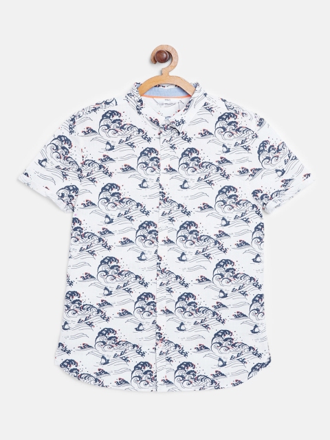 Marks & Spencer Boys White & Navy Blue Sustainable Regular Fit Waves Print Cotton Shirt
Marks & Spencer Boys White & Navy Blue Sustainable Regular Fit Waves Print Cotton Shirt