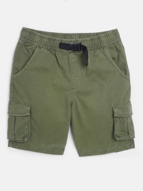 Marks & Spencer Boys Olive Green Pure Cotton Solid Regular Fit Sustainable Cargo Shorts
Marks & Spencer Boys Olive Green Pure Cotton Solid Regular Fit Sustainable Cargo Shorts