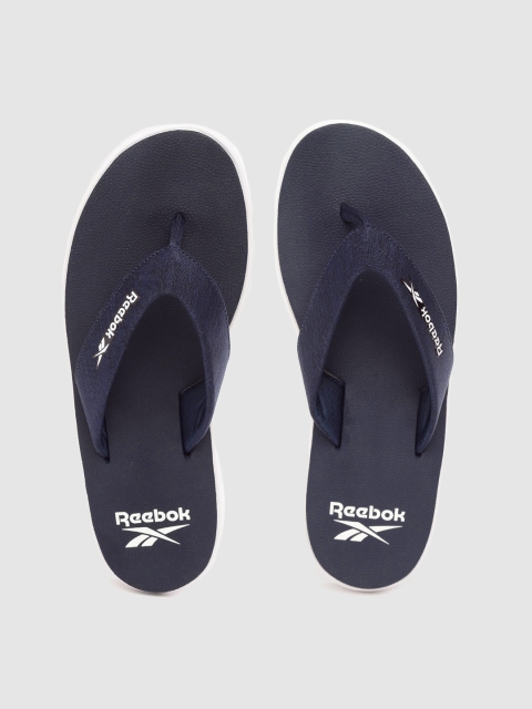 Reebok Men Navy Blue Thong Flip-Flops