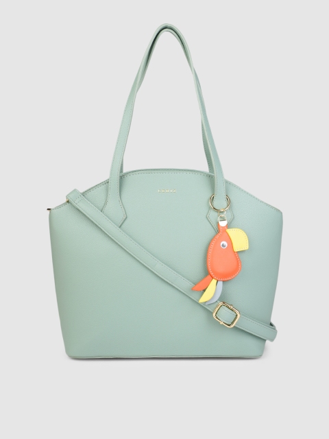 CERIZ Sea Green Solid Shoulder Bag