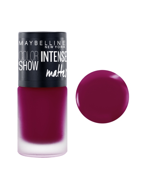 Maybelline New York Color Show Intense Matte Nail Paint - Passionate Plum M404, Maroon
Maybelline New York Color Show Intense Matte Nail Paint - Passionate Plum M404, Maroon