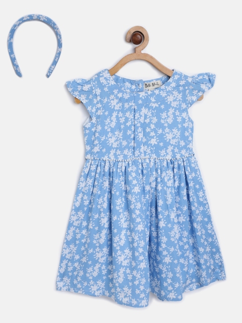 Bella Moda Girls Blue & White Floral & Tie-Up Fit & Flare Dress with Briefs & Hairband
Bella Moda Girls Blue & White Floral & Tie-Up Fit & Flare Dress with Briefs & Hairband