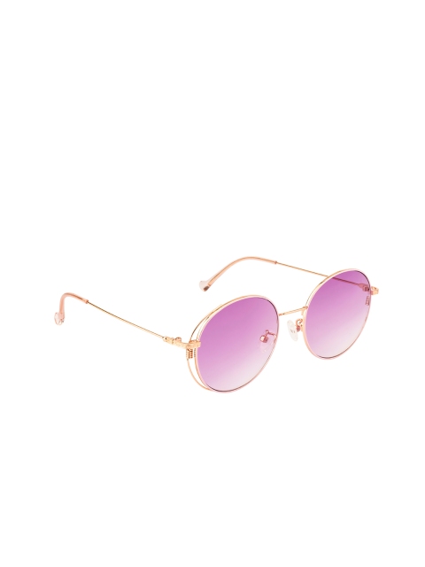 Ted Smith Women Purple Lens & Gold-Toned Oval Sunglasses with UV Protected Lens TSJ-9068S
Ted Smith Women Purple Lens & Gold-Toned Oval Sunglasses with UV Protected Lens TSJ-9068S