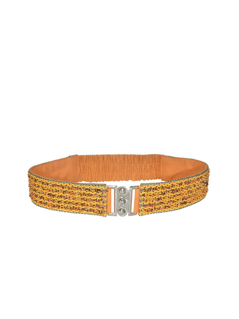Diwaah Women Yellow & Brown Embellished Belt
Diwaah Women Yellow & Brown Embellished Belt