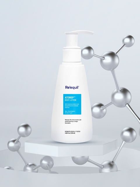 Reequil Unisex Atorep Body Lotion for Atopic Skin 120ml, White