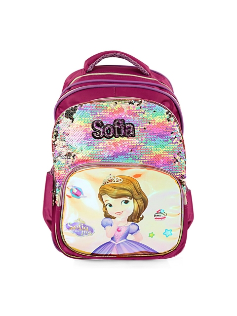 Disney Unisex Kids Purple & Yellow Backpacks