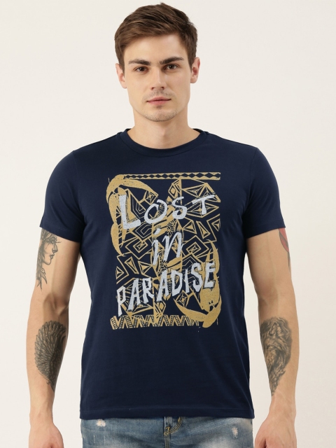 QUANCIOUS Plus Size Men Navy Blue Printed Organic Cotton Round Neck Sustainable T-shirt
QUANCIOUS Plus Size Men Navy Blue Printed Organic Cotton Round Neck Sustainable T-shirt