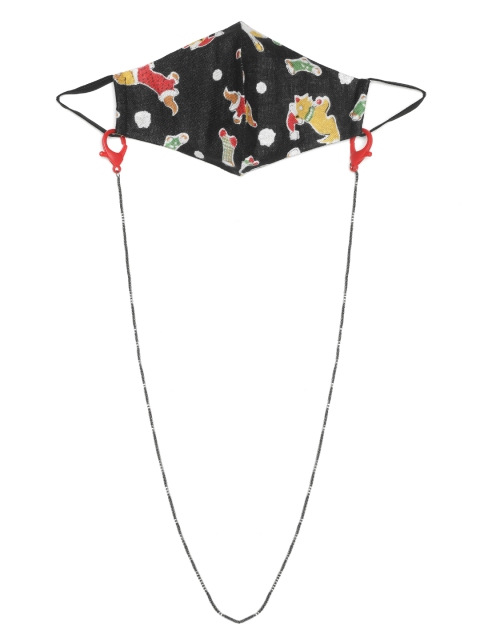 Blueberry Women Black & Yellow Printed Linen Reusable 2-Ply Cloth Mask & Handcrafted Chain
Blueberry Women Black & Yellow Printed Linen Reusable 2-Ply Cloth Mask & Handcrafted Chain