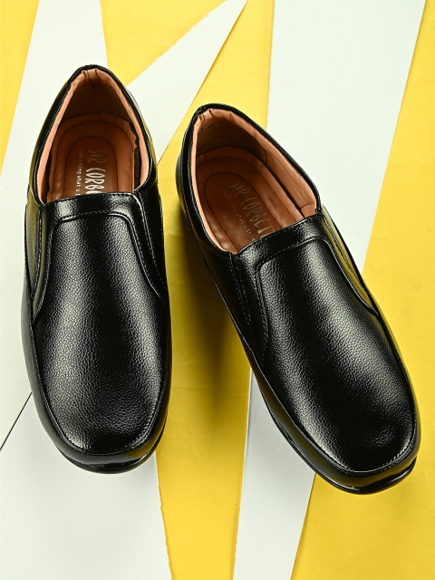 Sir Corbett Men Black Semiformal Shoes