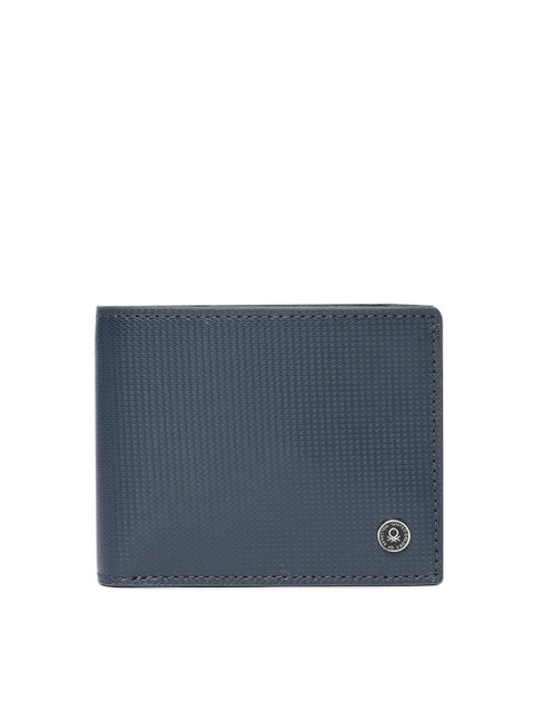 United Colors of Benetton Men Navy Blue Textured Genuine Leather Two Fold Wallet
United Colors of Benetton Men Navy Blue Textured Genuine Leather Two Fold Wallet