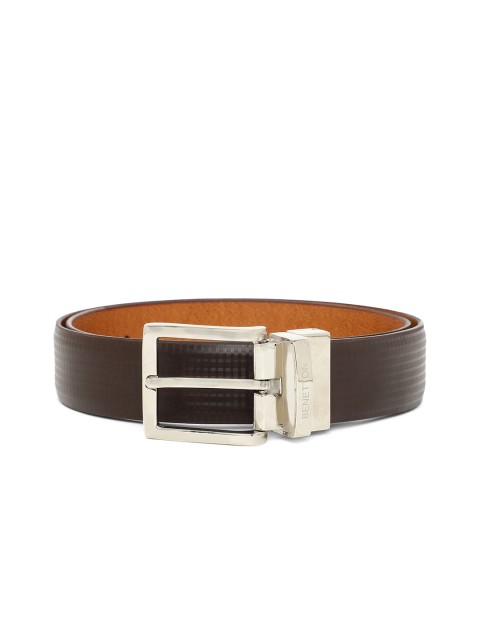 United Colors of Benetton Men Coffee Brown & Tan Brown Textured Reversible Formal Belt
United Colors of Benetton Men Coffee Brown & Tan Brown Textured Reversible Formal Belt