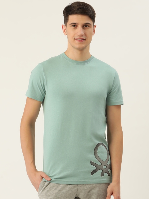 United Colors of Benetton Men Blue Pure Cotton Brand Logo Printed Pure Cotton T-shirt
United Colors of Benetton Men Blue Pure Cotton Brand Logo Printed Pure Cotton T-shirt