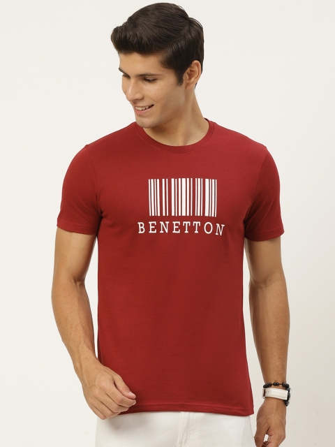 United Colors of Benetton Men Maroon Pure Cotton Brand Logo Printed Pure Cotton T-shirt
United Colors of Benetton Men Maroon Pure Cotton Brand Logo Printed Pure Cotton T-shirt
