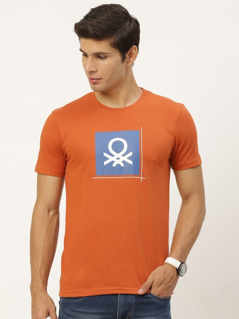 United Colors of Benetton Men Orange Pure Cotton Brand Logo Printed Pure Cotton T-shirt
United Colors of Benetton Men Orange Pure Cotton Brand Logo Printed Pure Cotton T-shirt