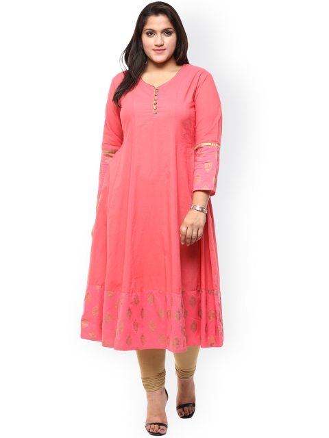 Love More Pink Anarkali Kurta