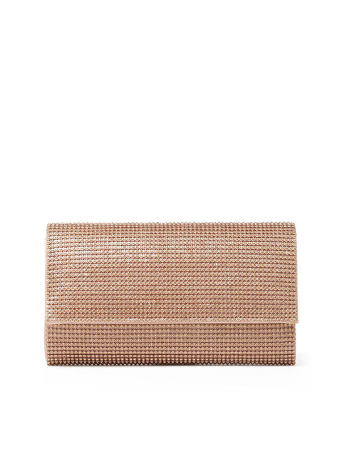Forever New Champagne Embellished Clutch 
Forever New Champagne Embellished Clutch