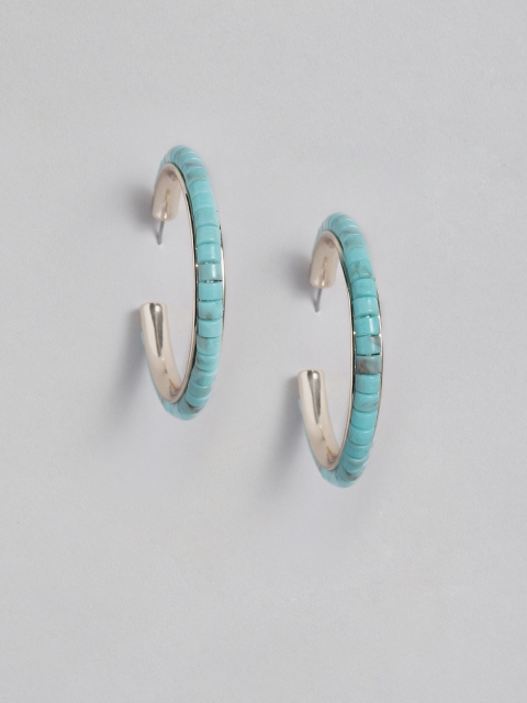 Forever New Turquoise Blue Gold-Plated Beaded Crescent Shaped Half Hoop Earrings
Forever New Turquoise Blue Gold-Plated Beaded Crescent Shaped Half Hoop Earrings